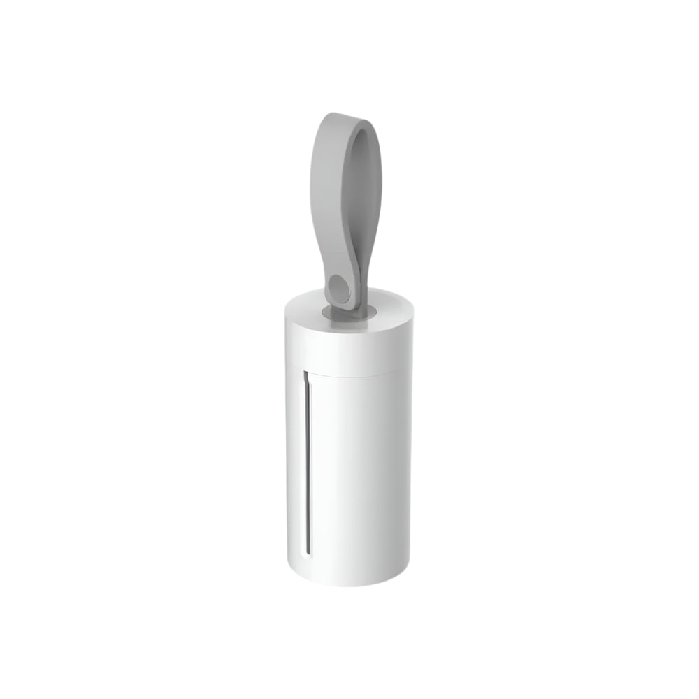 VMIDirect Dog Waste Bag Dispenser in white with a durable hook for easy attachment
