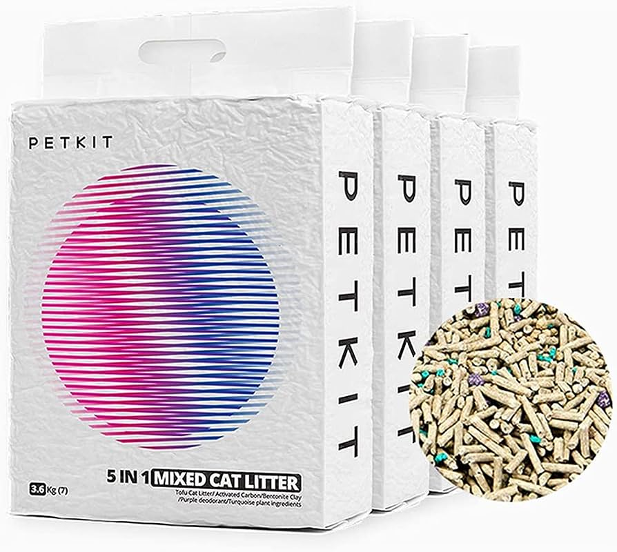 VMIDirect Mixed Tofu Cat Litter in 5-pack with eco-friendly materials for optimal odor control