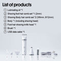 VMIDirect Pet Trimmer Clippers with various attachments including combs, shaving heads, and USB cable