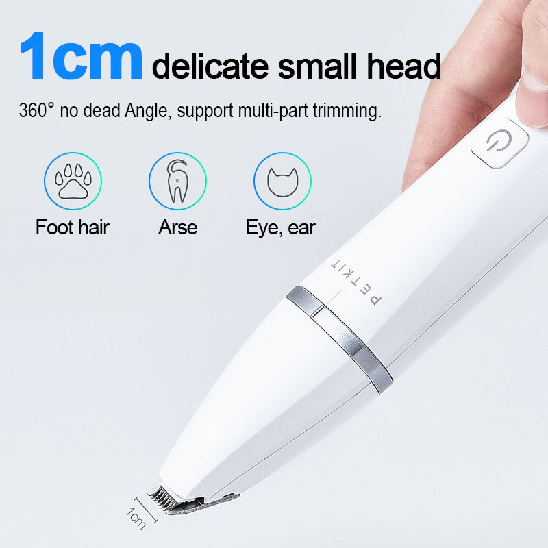 VMIDirect Pet Trimmer Clippers with 1cm small head for precise grooming and multi-part trimming