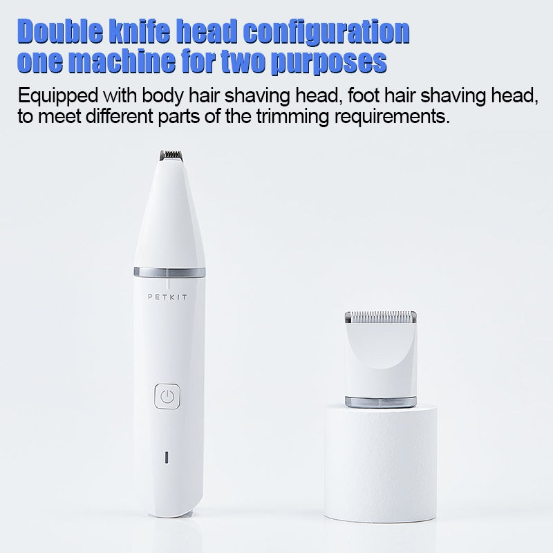 VMIDirect Pet Trimmer Clippers with double knife head for versatile grooming needs