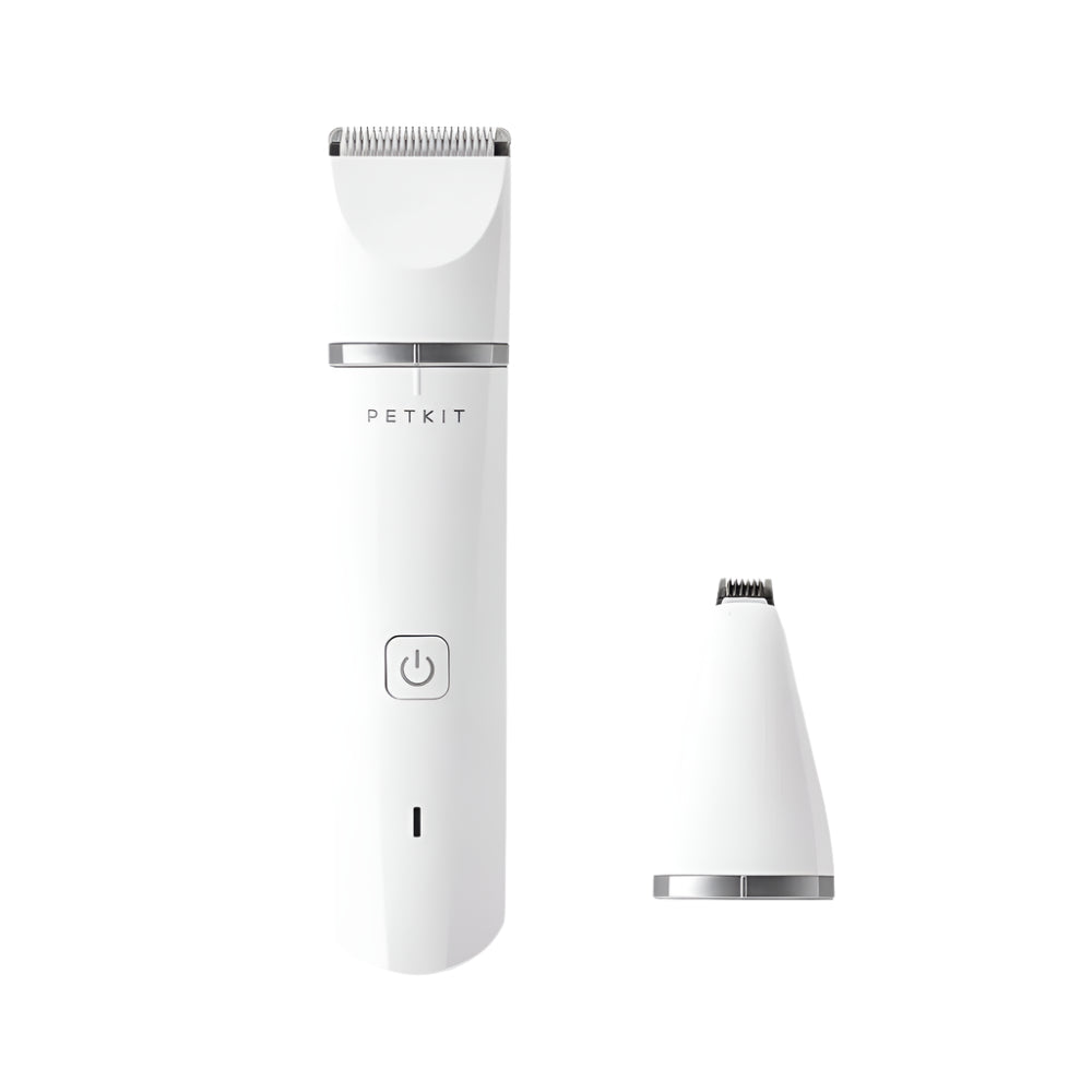 VMIDirect Pet Trimmer Clippers in white with detachable trimming head for easy grooming