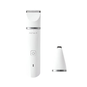 VMIDirect Pet Trimmer Clippers in white with detachable trimming head for easy grooming
