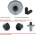 Coconut shell activated carbon filter for pet water bottle portable dispenser featuring high absorption speed