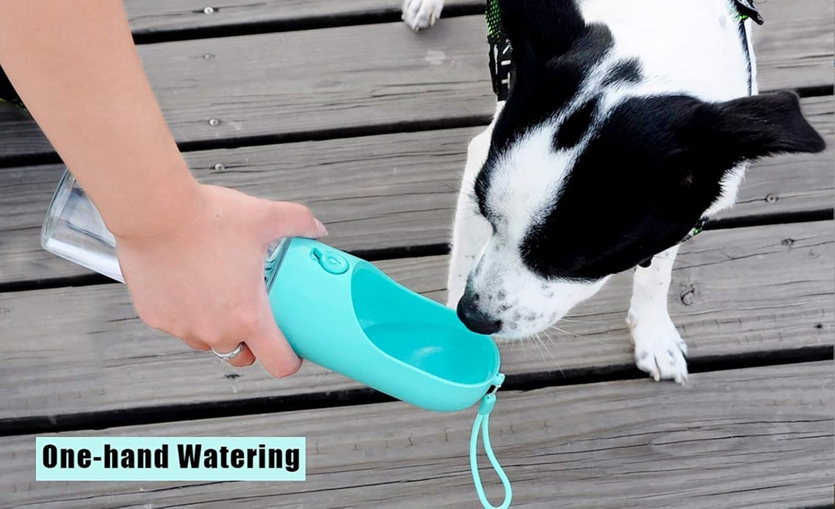 VMIDirect Pet Water Bottle Portable Dispenser for easy one-hand watering of dogs
