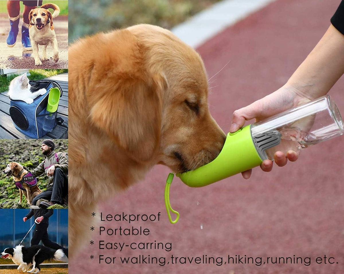 VMIDirect Pet Water Bottle Portable Dispenser for dogs, perfect for walking and outdoor activities