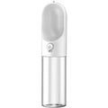 VMIDirect Pet Water Bottle Portable Dispenser in white, ideal for keeping pets hydrated on the go