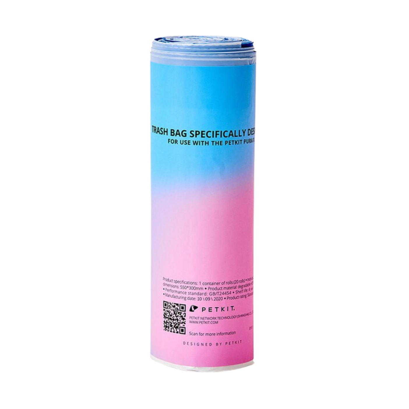 VMIDirect Portable Cat Litter Waste Receptacles Bag in a roll, designed for easy disposal.