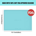VMIDirect Silicone Pet Mat 18.11x13.4 inches made with 100% soft FDA approved silicone for pets