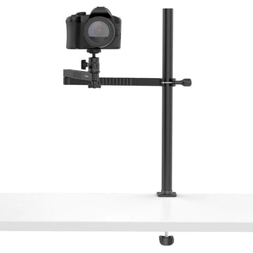 Vijim by Ulanzi LS21C Flexible Boom Arm Extension with C-Lamp Tube Mount Clamp, Panoramic Ball Head