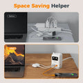 TESSAN 65W Flash Cat Charging Station 4-Port Fast GaN Charger Block for Phone Laptop Multi Plug Adapter