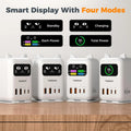 TESSAN 65W Flash Cat Charging Station 4-Port Fast GaN Charger Block for Phone Laptop Multi Plug Adapter