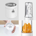 Portable Juicer Blender with sleek design, easy-fill lid, and sharp stainless steel blades for smoothies