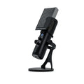 Condenser microphone for clear audio with pop filter and stand, a perfect plug and play recording microphone