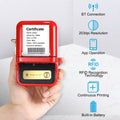 VMIDirect Portable Bluetooth Label Printer with app operation and built-in battery for easy label printing