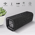 VMIDirect Portable Bluetooth Speaker with 10W Drivers and 14 Hours Playtime in Black