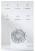Compact VMIDirect portable desk fan with built-in battery and three wind speed options