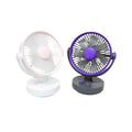 VMIDirect Portable Fan duo in pink and purple for cool, convenient airflow on desks