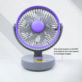 VMIDirect portable fan with adjustable wind speed and twist button control for easy use