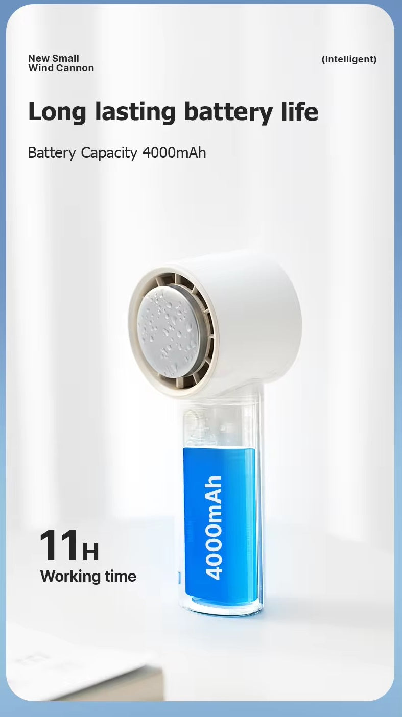 VMIDirect Portable Fan with 4000mAh Battery for Long-Lasting Cooling Performance