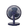 VMIDirect portable fan in dark blue with adjustable head and sturdy base for cooling needs