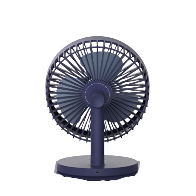 VMIDirect portable fan in dark blue with adjustable head and sturdy base for cooling needs