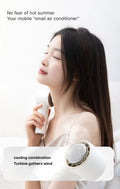 VMIDirect portable fan for summer cooling, designed as a hand-held small air conditioner