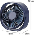 VMIDirect Portable Fan in navy blue with compact design for easy cooling at home or office