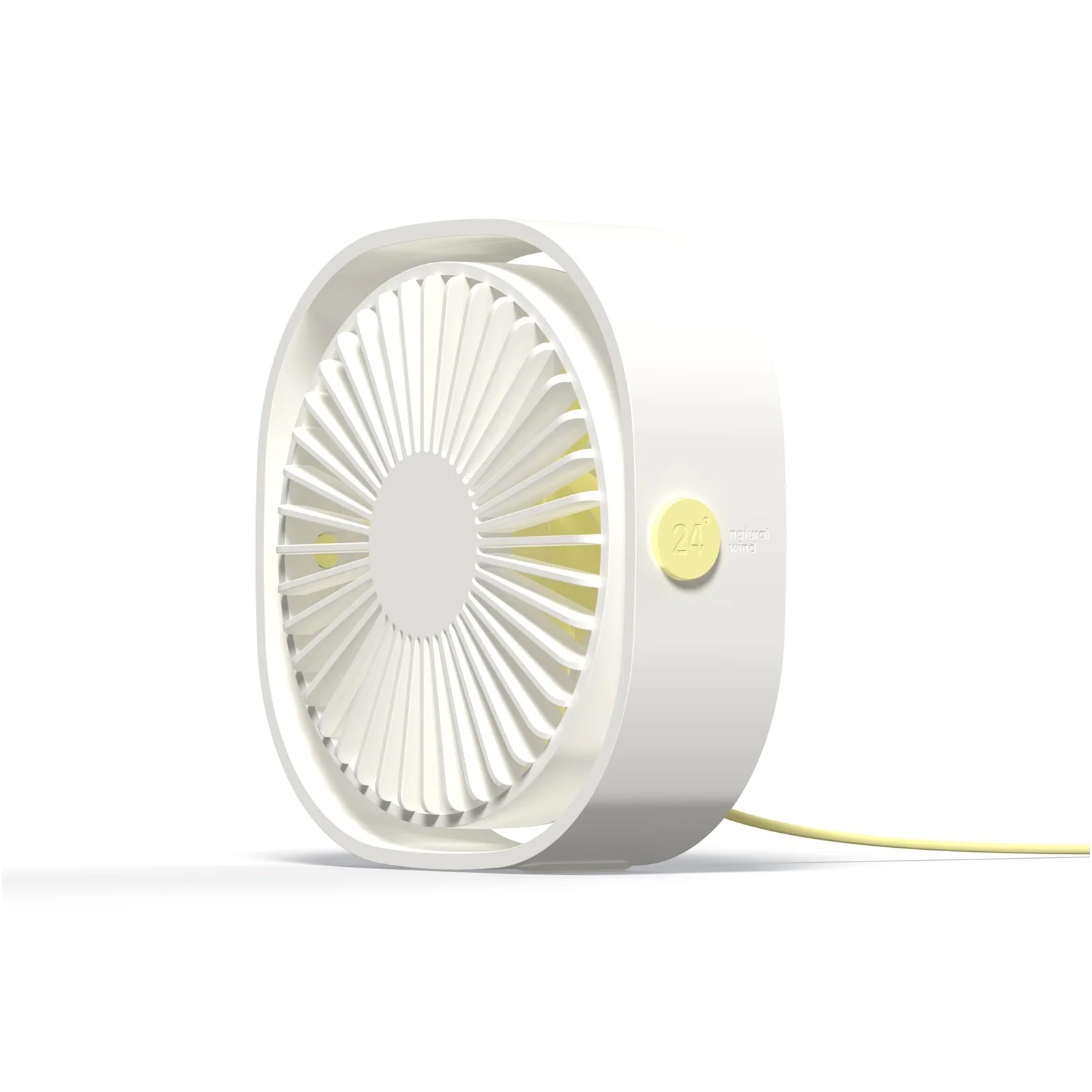 VMIDirect portable fan in white with a compact design for personal cooling on the go