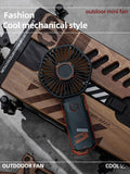 VMIDirect portable handheld fan with a stylish mechanical design for outdoor use