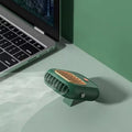 VMIDirect portable neck fan in green, compact design with adjustable airflow for personal cooling