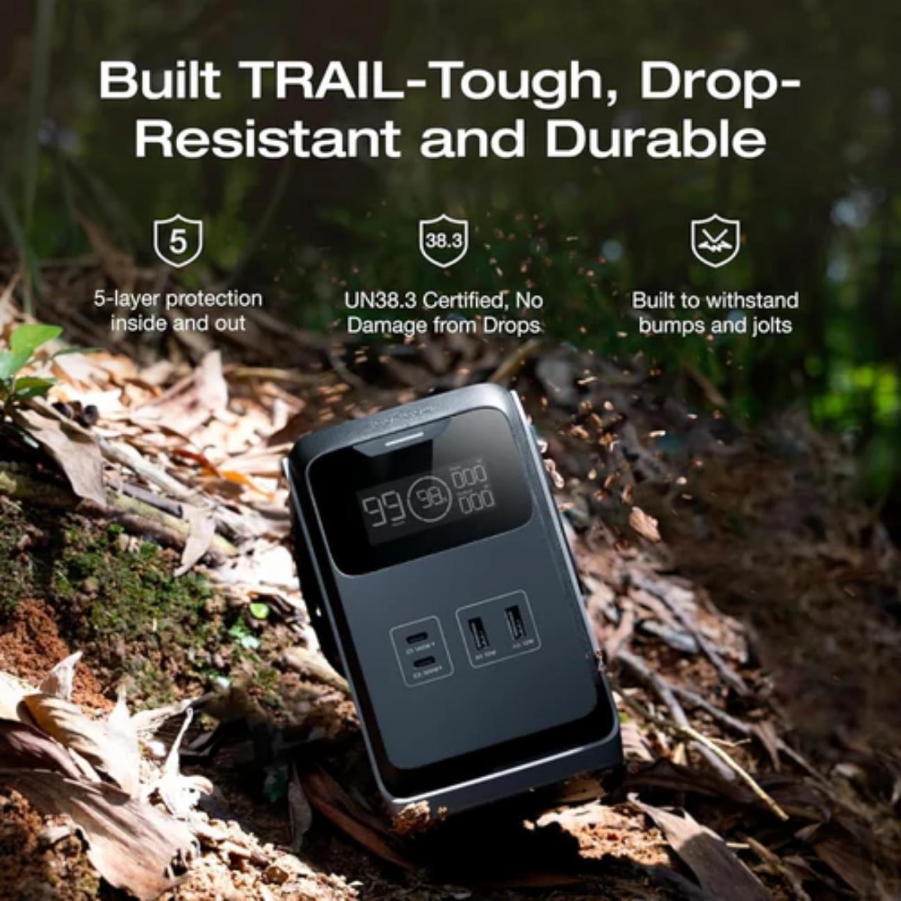 VMIDirect portable power station with durable, drop-resistant design for outdoor use