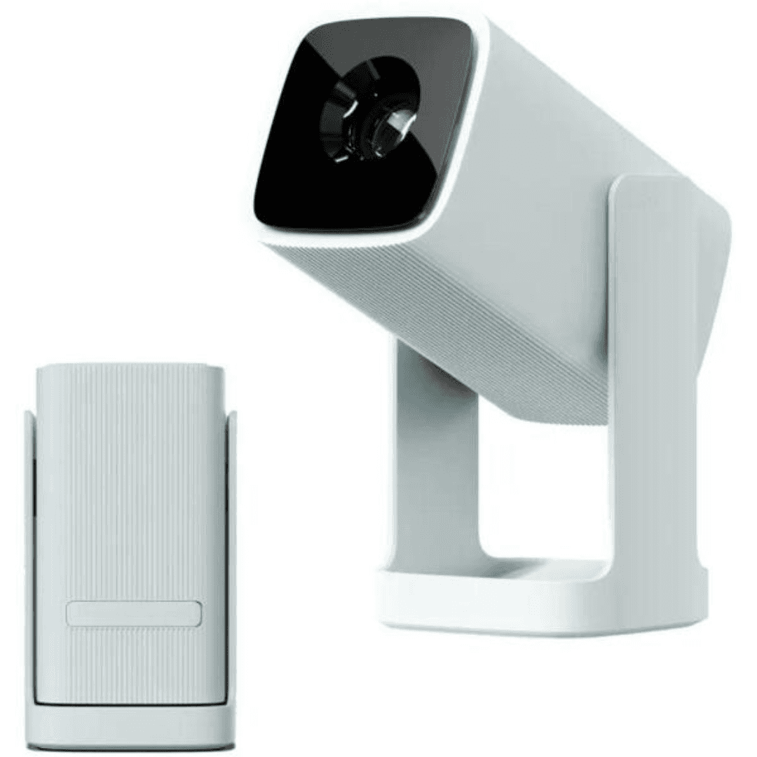 VMIDirect portable screen projector with sleek design and adjustable stand