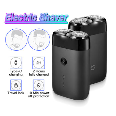 VMIDirect Portable Shaving Beard Razor with Type-C charging and travel lock feature