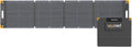 Portable solar power panel with lightweight design for efficient outdoor energy production