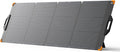 Portable solar power panel featuring a foldable design for easy transport and outdoor use