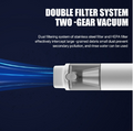 VMIDirect Portable Vacuum Cleaner with double filter system for effective debris and dust removal