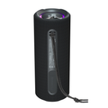 VMIDirect Portable Waterproof Outdoor Bluetooth Speaker in black with a stylish design and grip strap