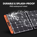 Solar Panel with IP65 Waterproof Rating for power station portable use in various outdoor conditions
