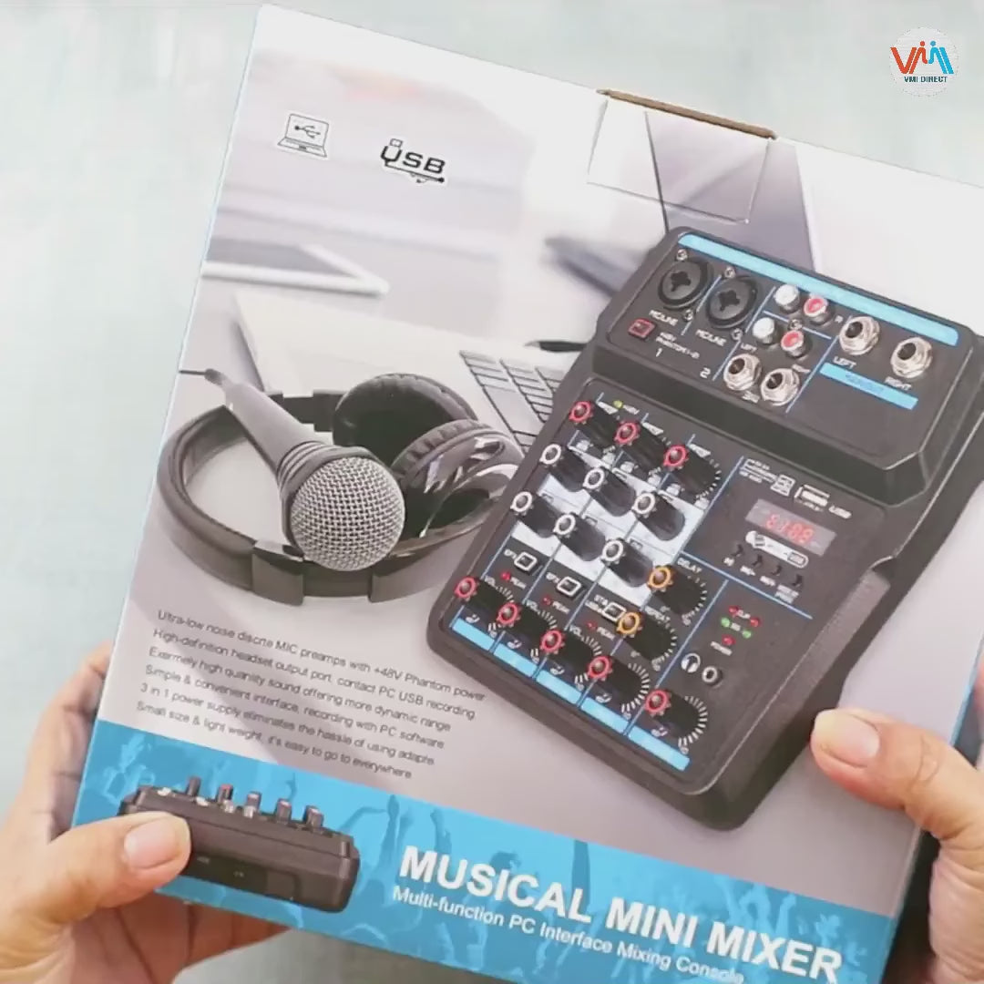XTUGA OM4 Sound Mixing Console by VMI Direct
