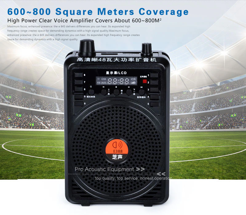 VMIDirect Portable Voice Amplifier Headset Mic with 600-800 square meters coverage for clear sound