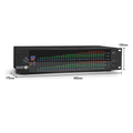 VMIDirect Professional Dual 31-Band Graphic Equalizer with LED level meters and user-friendly controls