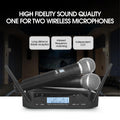 Professional karaoke mic wireless with high fidelity sound and stable reception for singing parties