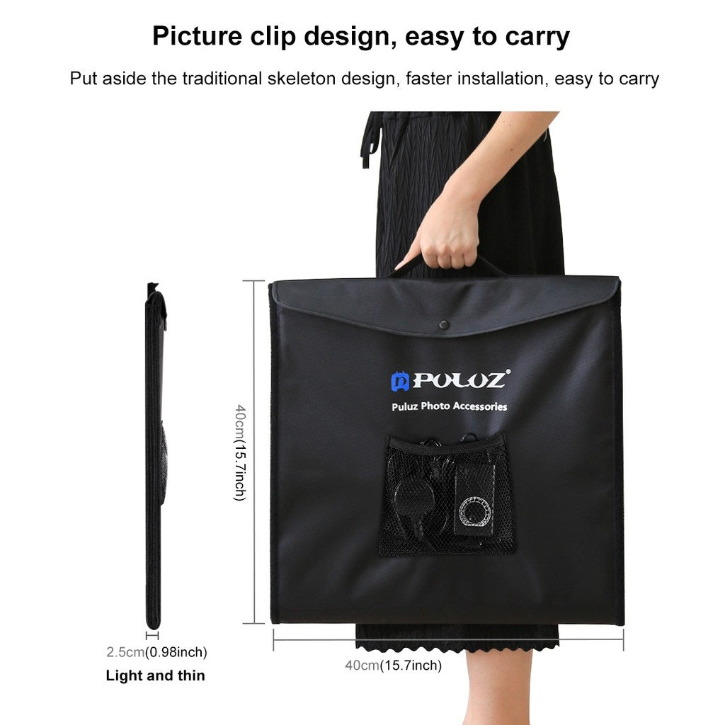 40cm 60cm Photography Light Tent with Clip Design for Easy Carry and Installation
