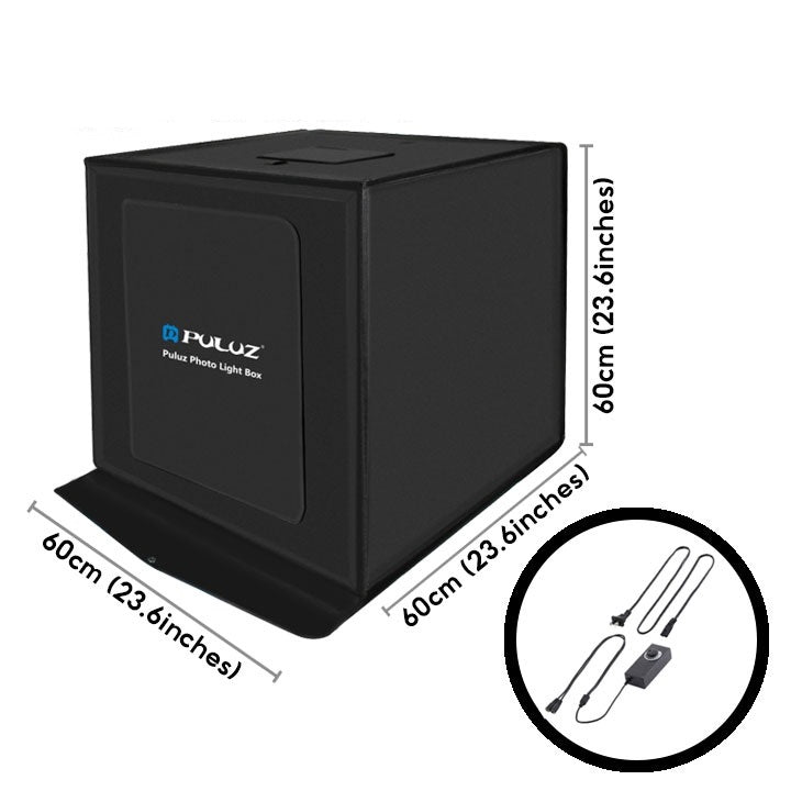 Folding Portable Ring Light for photography, ideal for a portable photo studio box setup