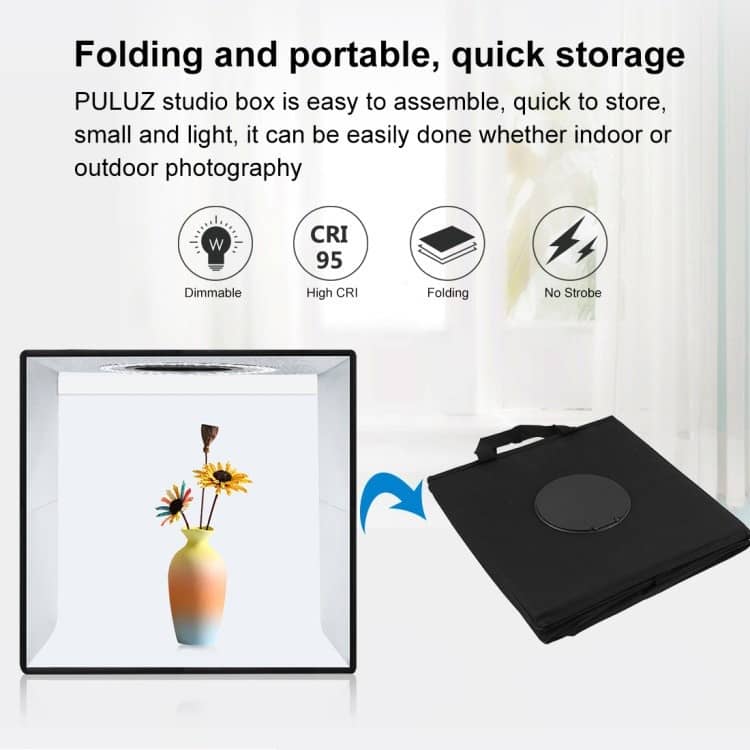 Portable Studio Box PULUZ 40cm Multicolor Folding Portable Photo Studio Box | VMIDirect
