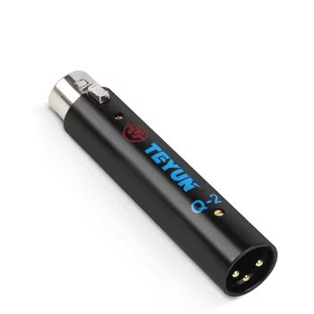 XTUGA Q2 48V Dynamic Microphone Amplifier 28dB Gain Dynamic Mic Preamplifier Mic DJ Live Recording