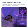 Qualitell E2 mosquito killer trap with bionic attractant to effectively lure and trap mosquitoes