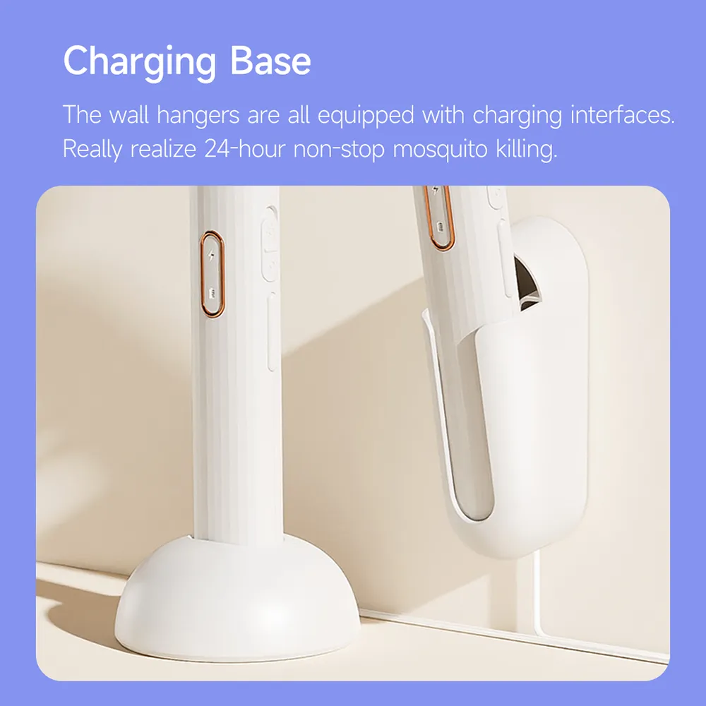 Qualitell E2 mosquito killer trap charging base designed for continuous mosquito protection