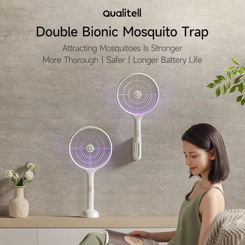 Qualitell E2 mosquito killer trap designed for effective insect swatting indoors and outdoors